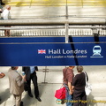 Direction to the Hall Londres, the Eurostar to London check-in